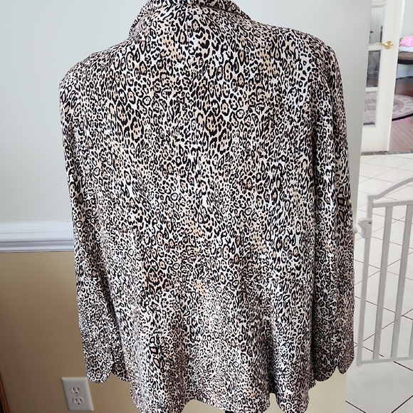Chico's Animal Print Blazer - Picture 3 of 5